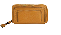 Chloe Marcie Zipped Wallet, Leather, B, Tan, RCT, C18515, DB, 3*